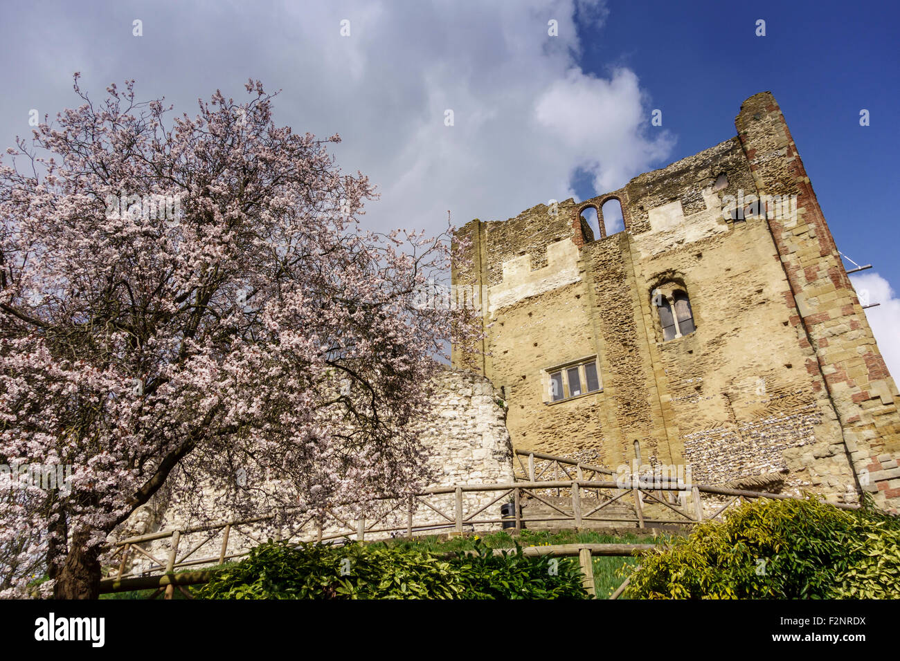 Guildford Castle Great Tower, Surrey, UK Stock Photo