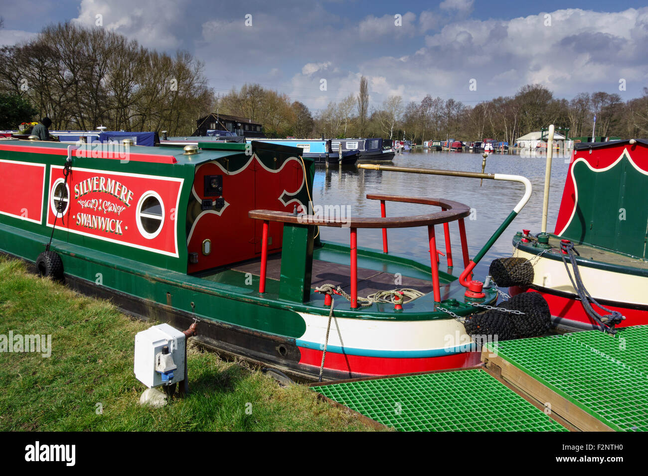 Pyrford Marina, Wisley, Surrey, uk Stock Photo Alamy