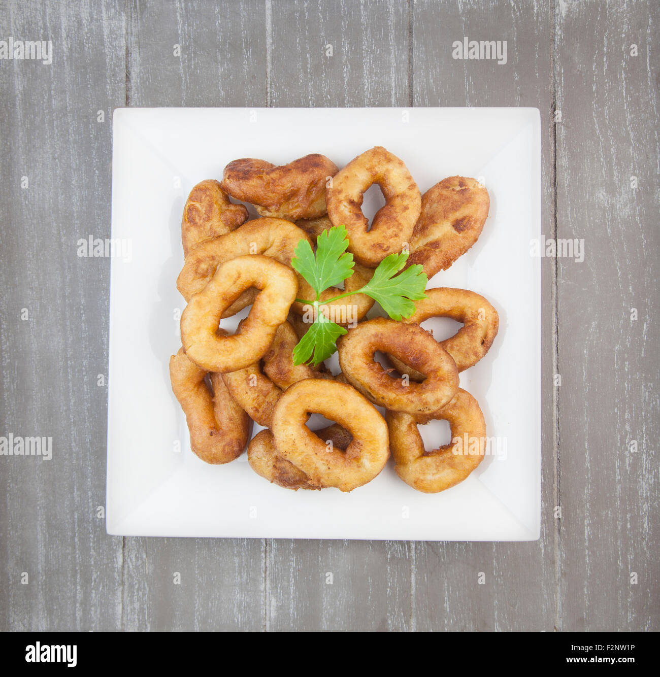 Deep Fried Calamari Rings Stock Photo - Alamy