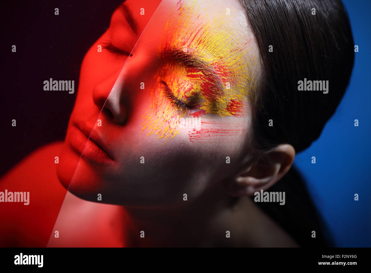 Make Up Makeup Characterization Colorful Disguise Characterization Colorful Makeup