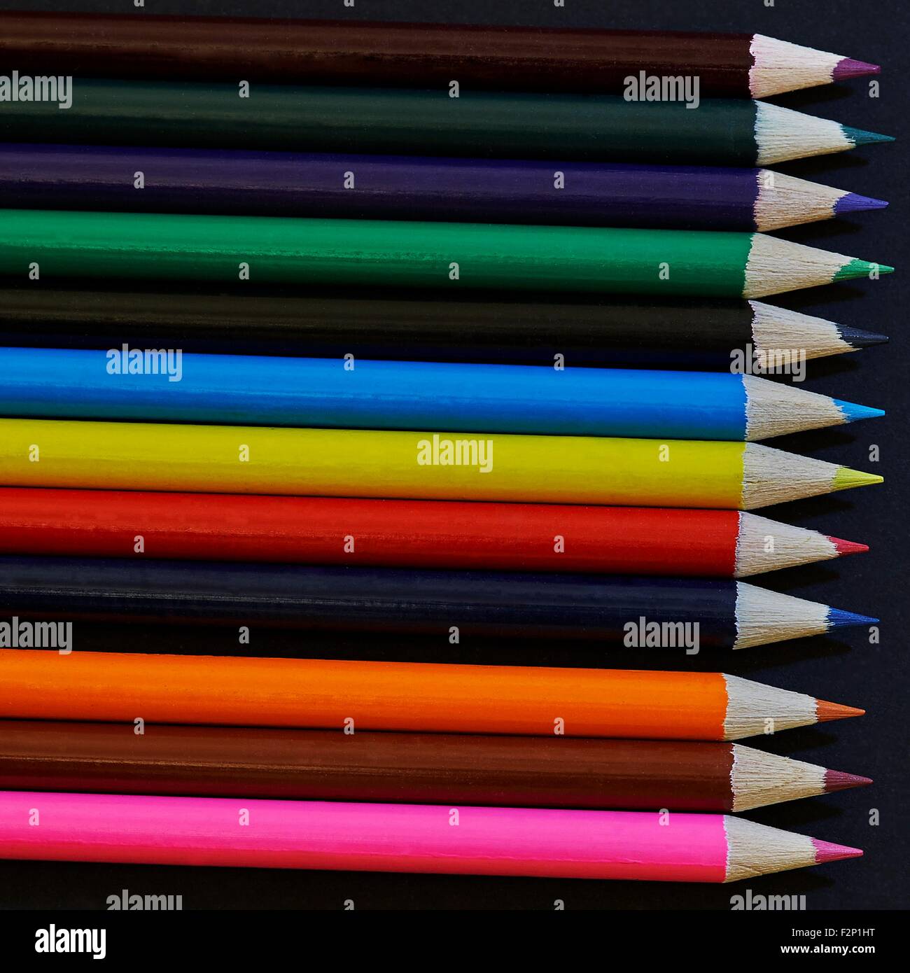 Coloured Pencils Stock Photo - Alamy