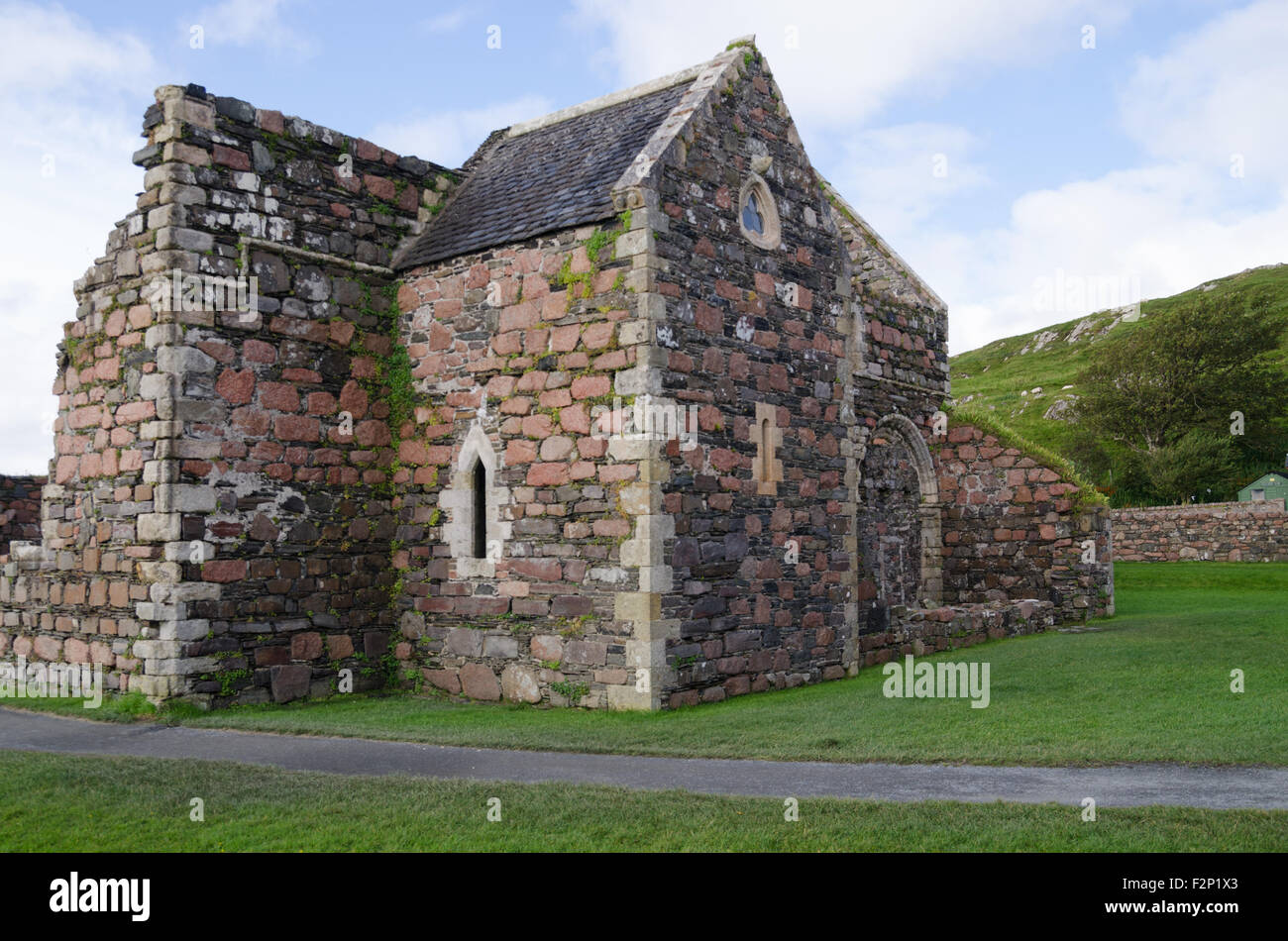 Iona Nunnery, Isle of Iona, Argyle and Bute, Scotland Stock Photo