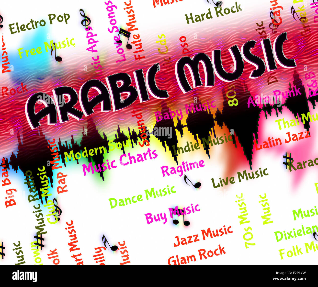 Arabic Music Meaning Middle Eastern And Arabs Stock Photo Alamy