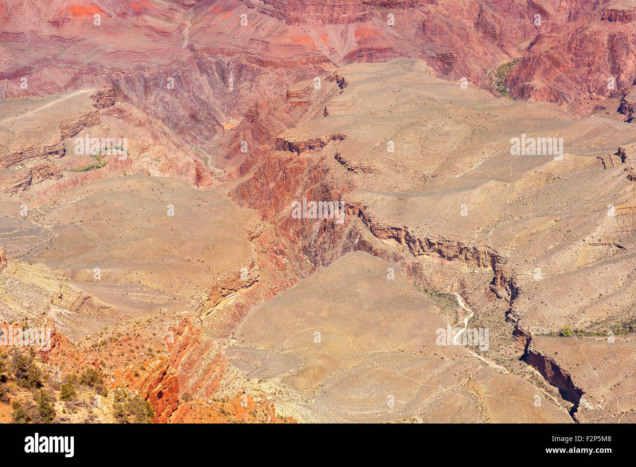 Bottom of Grand Canyon, South Rim, Arizona in USA Stock Photo Alamy