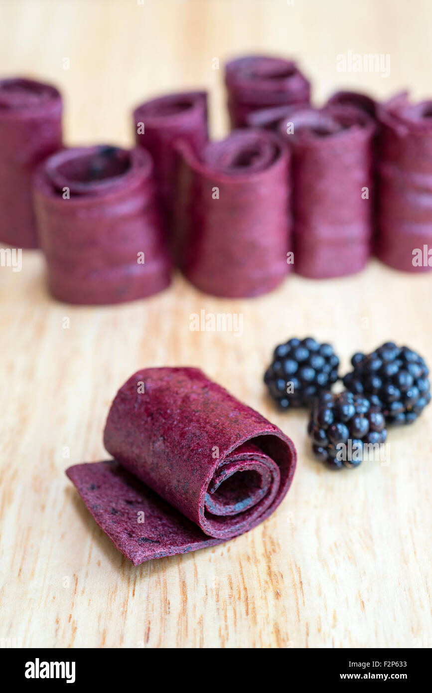 Native American wild berry fruit leather with no added sugar