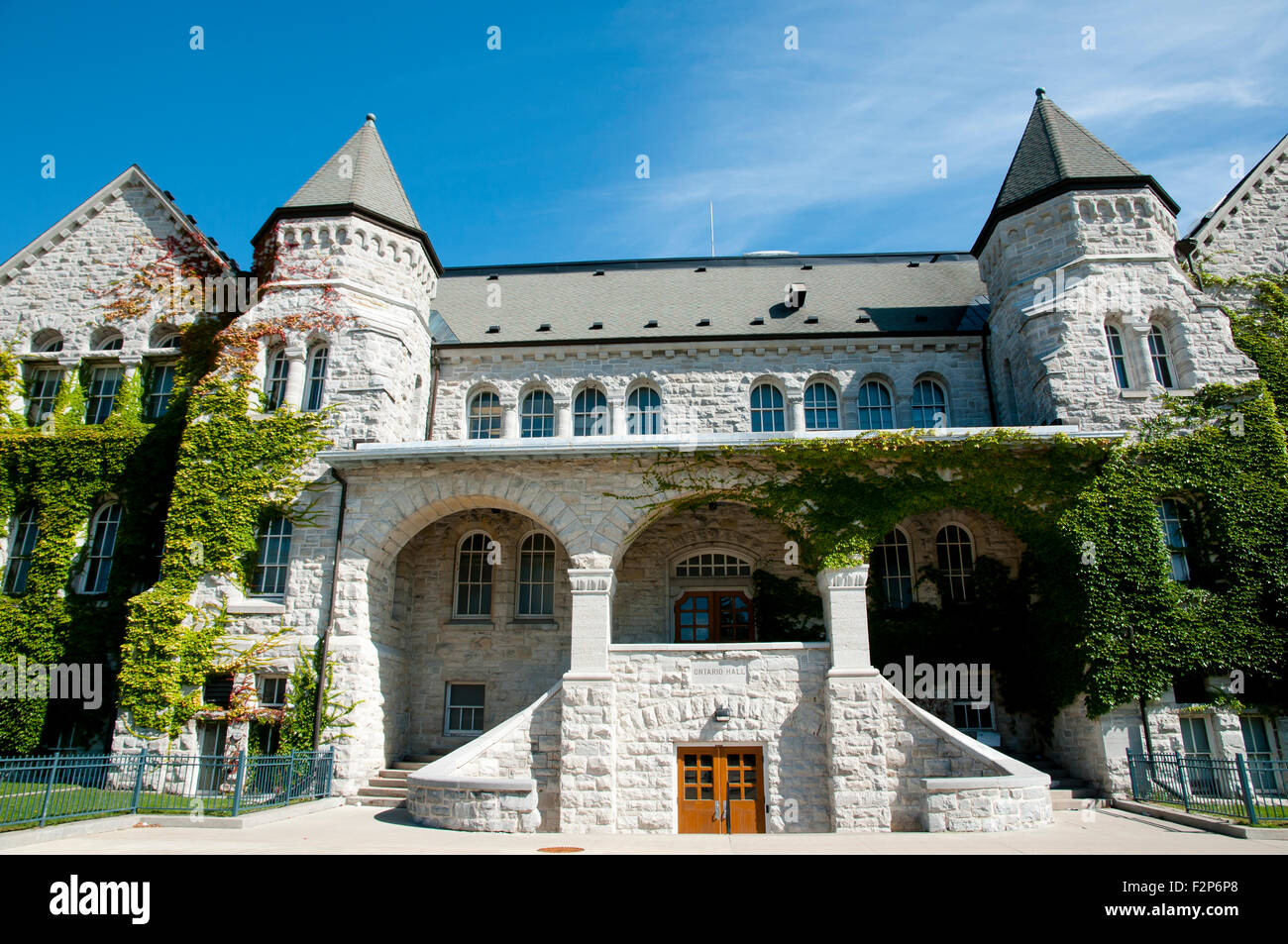 Ontario hall queens university kingston hires stock photography and