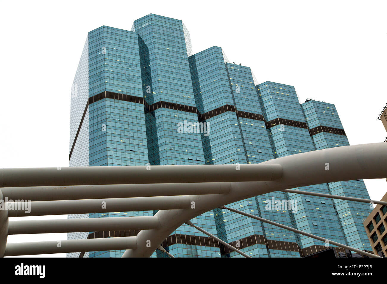thailand bangkok office district palaces abstract modern building line ...