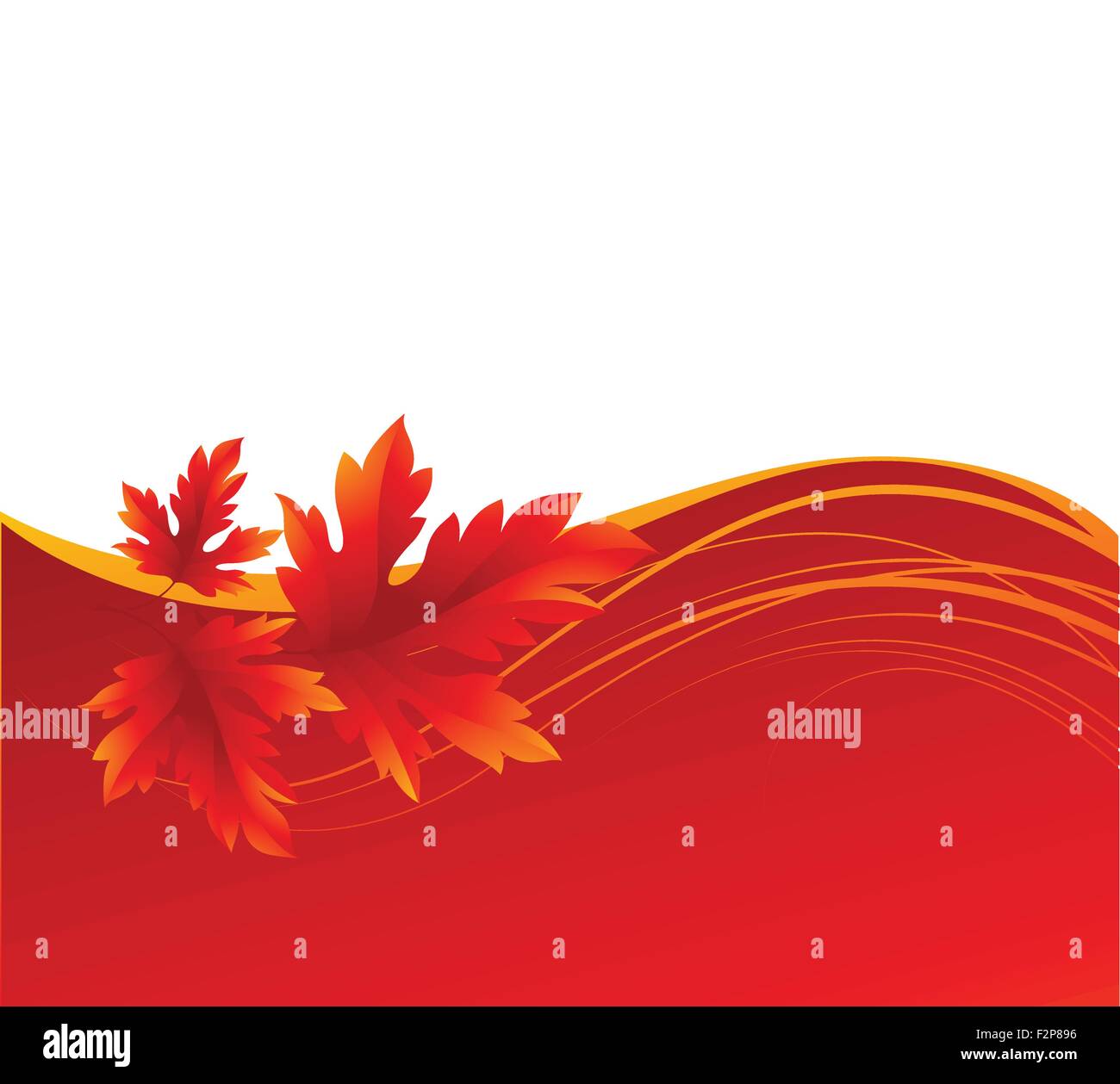 Autumn maple leaves background. Vector illustration Stock Vector Image ...