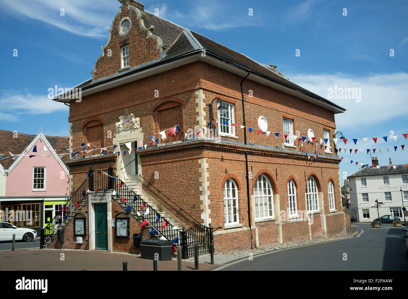 Shire Hall, Market Hill, Woodbridge, Suffolk, UK Stock Photo Alamy