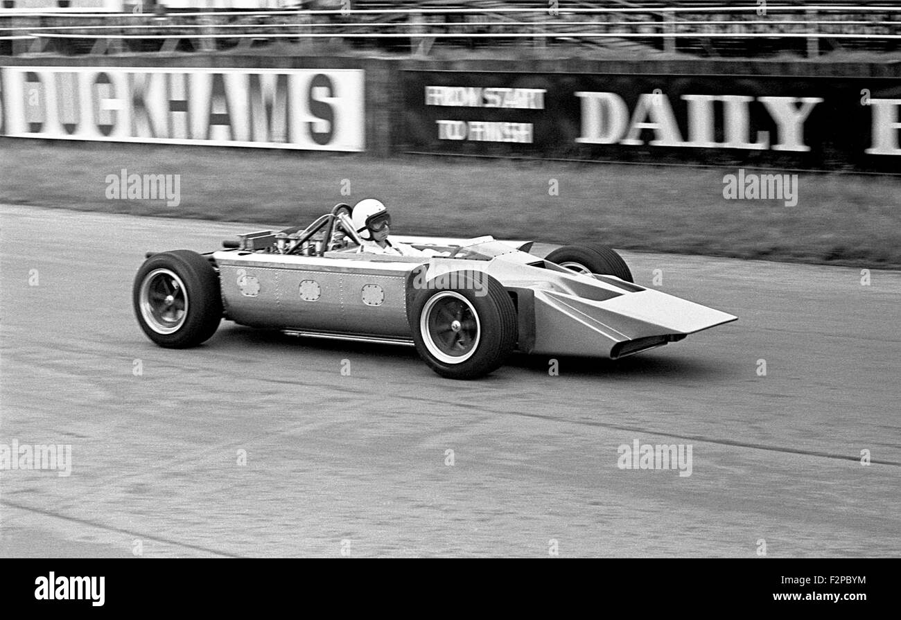 Mike Costin in a Cosworth 4WD 1969 Stock Photo