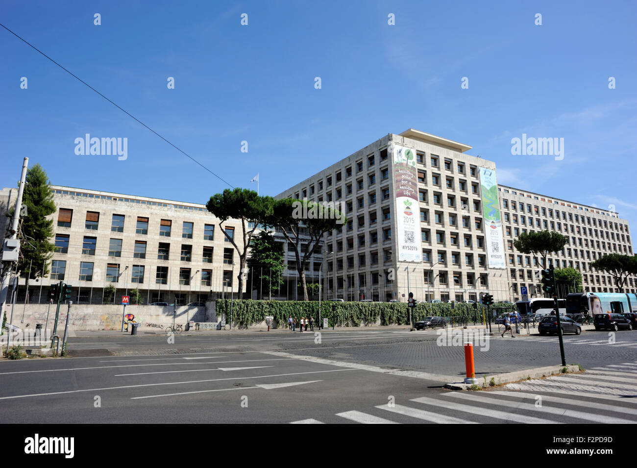 italy, rome, fao headquarters Stock Photo