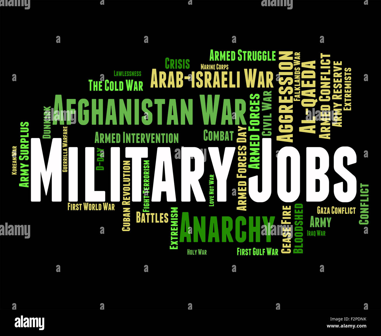 Military Jobs Meaning Armed Forces And Battle Stock Photo Alamy