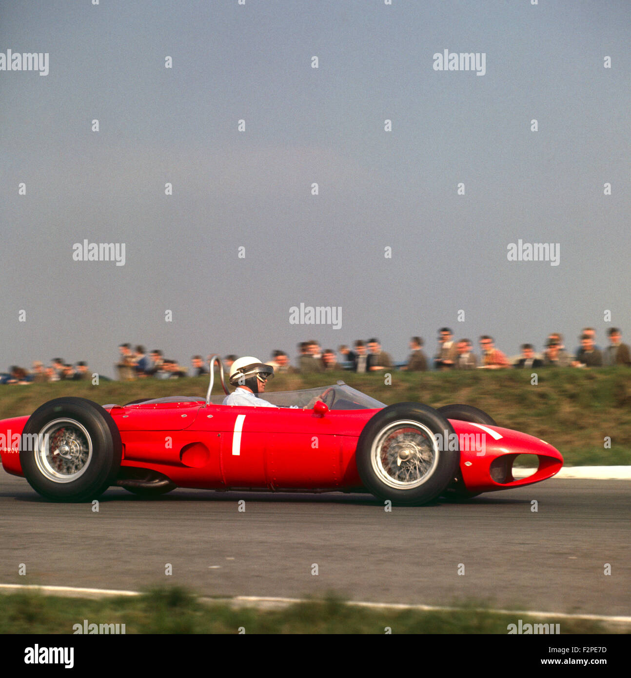 Phil Hill in a Ferrari 156 at the Dutch GP Zandvoort 22 May 1961 Stock ...