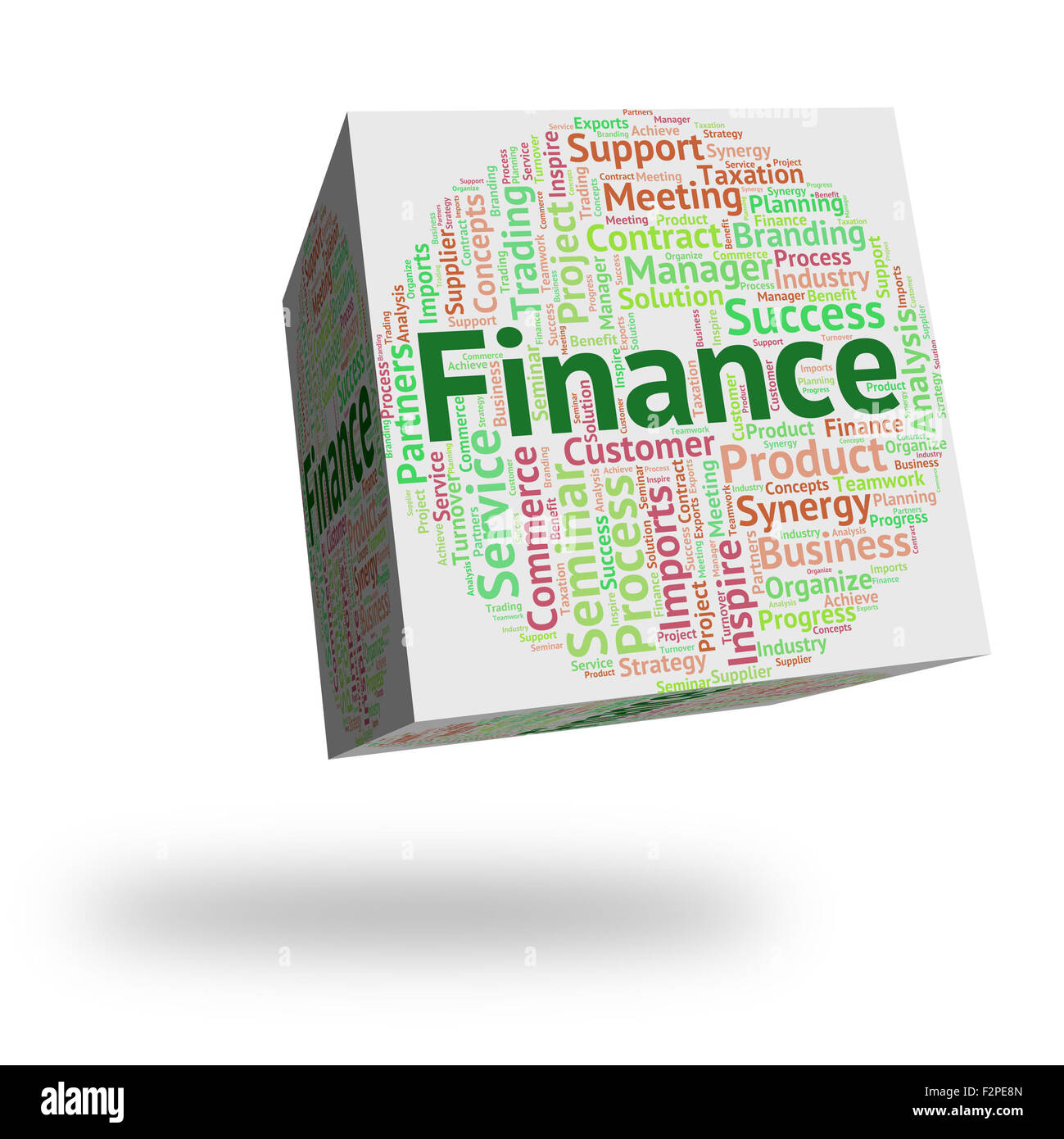 Finance Word Representing Commerce Wordclouds And Text Stock Photo