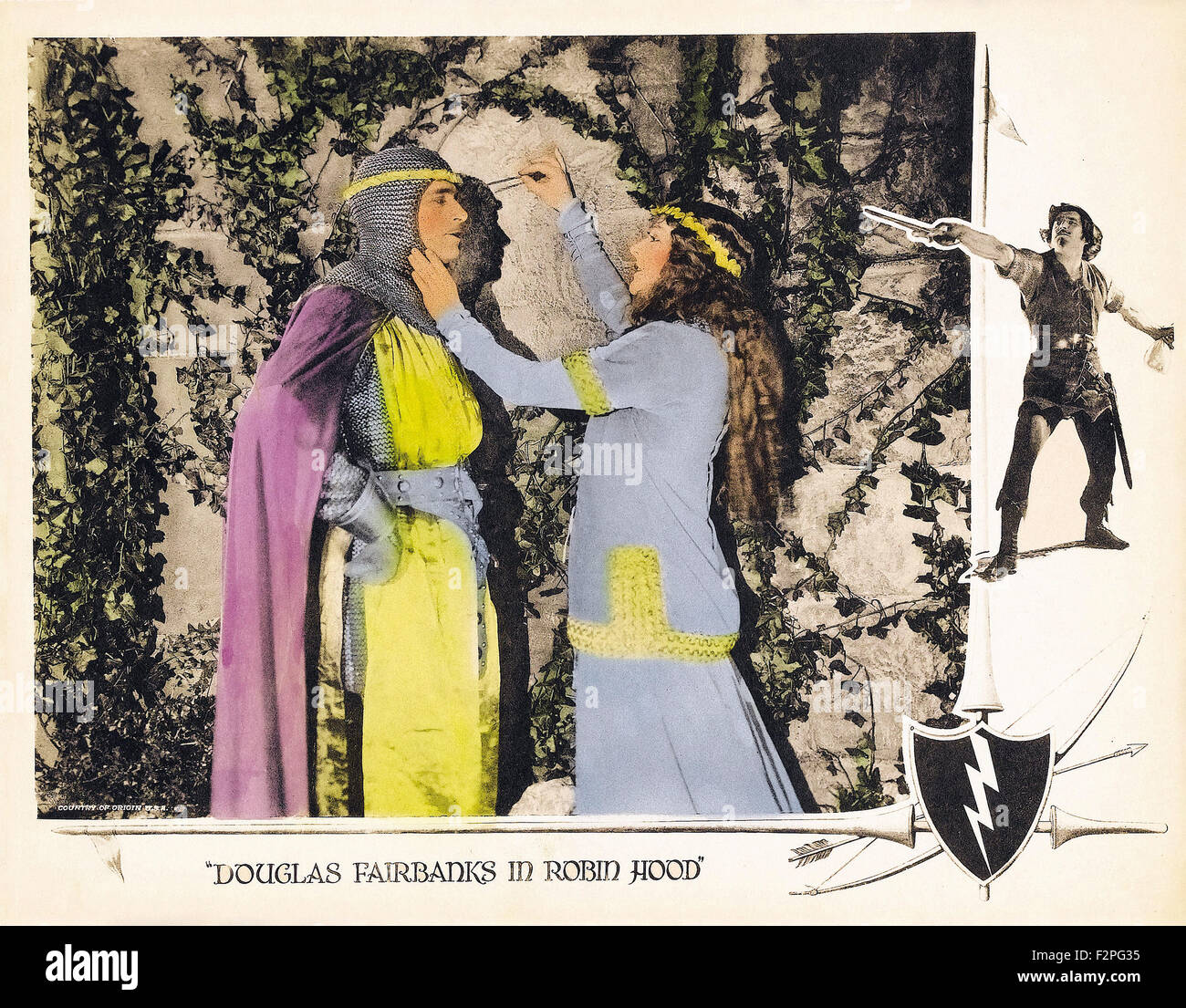 Robin Hood (1922) - Movie Poster Stock Photo