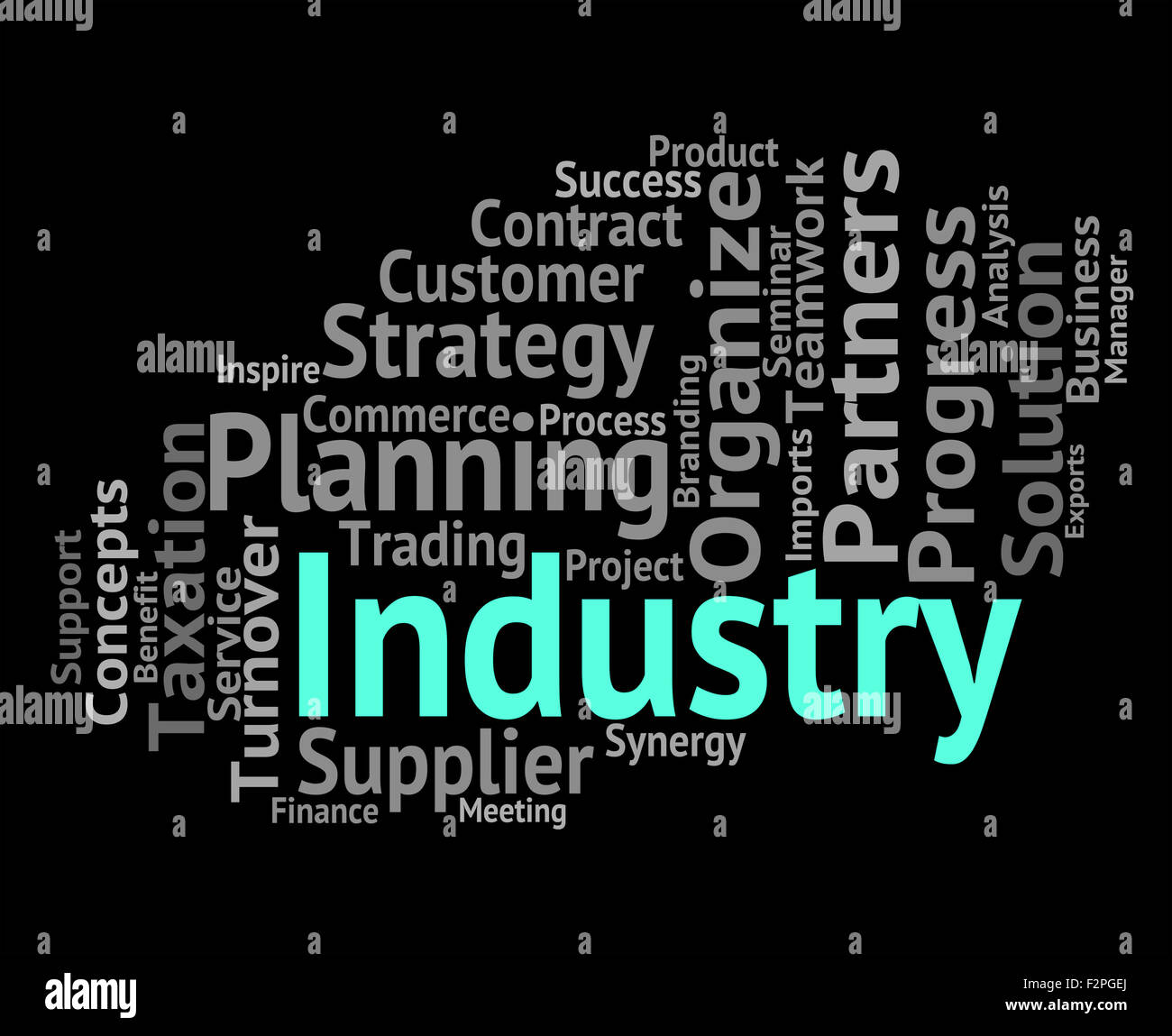 Business and industry word whizzle