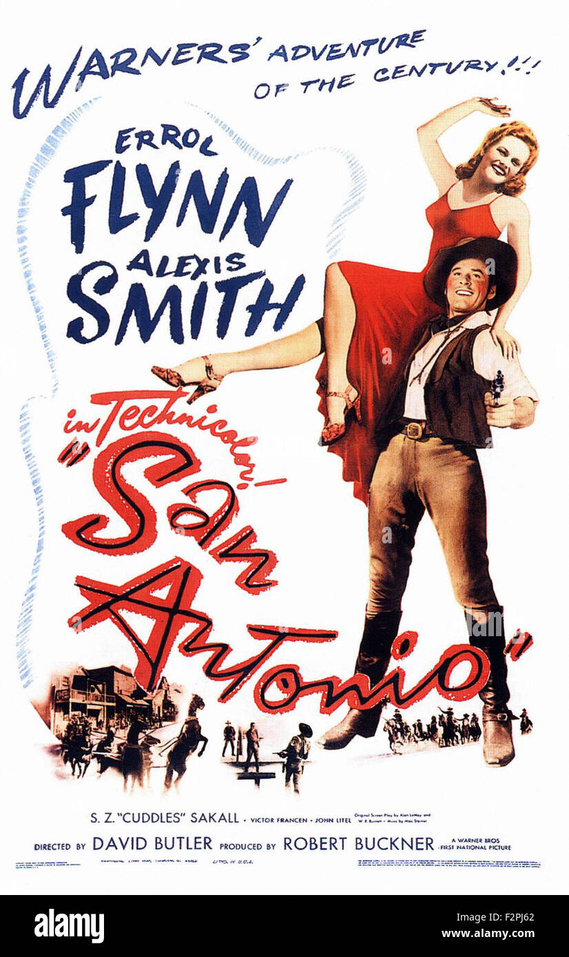 San Antonio Movie Poster Stock Photo Alamy