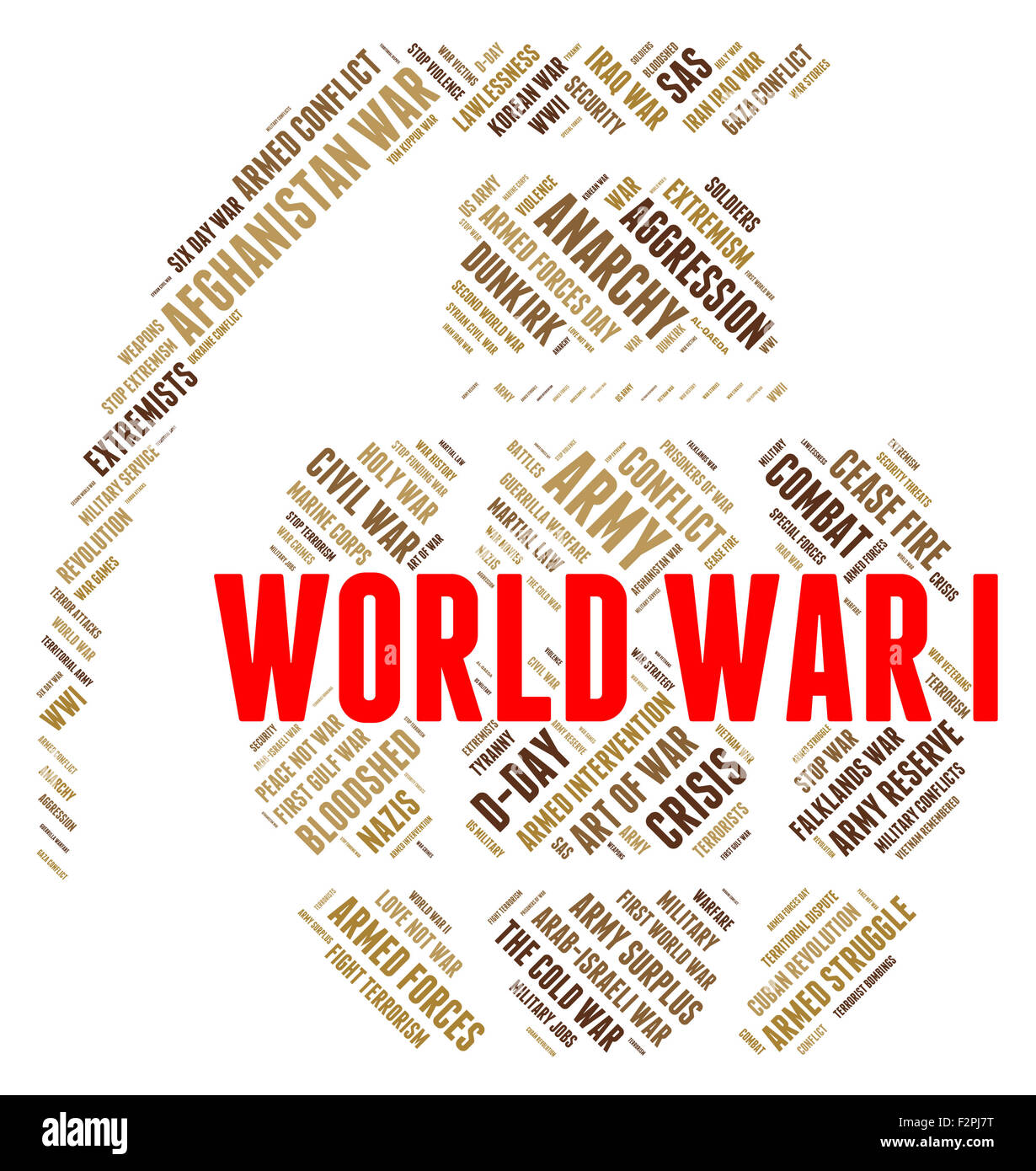 World War I Meaning Military Action And Globally Stock Photo Alamy