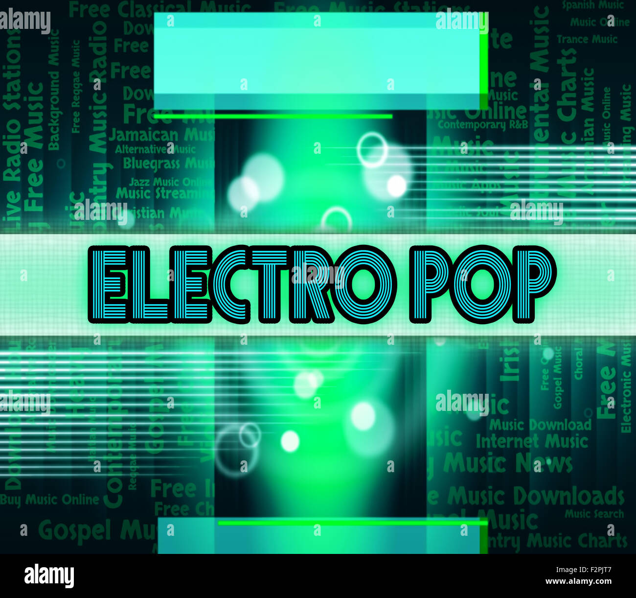 Electro Pop Representing Hip Hop And Tune Stock Photo - Alamy