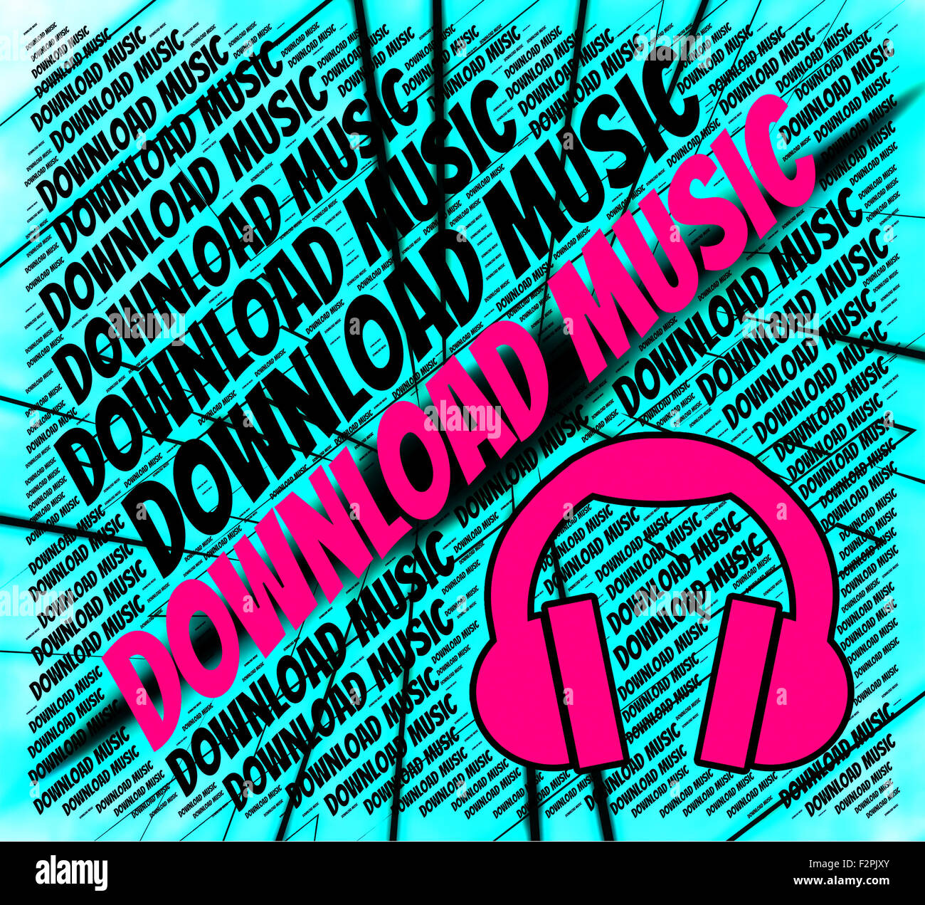 Download Music Meaning Sound Track And Downloaded Stock Photo Alamy