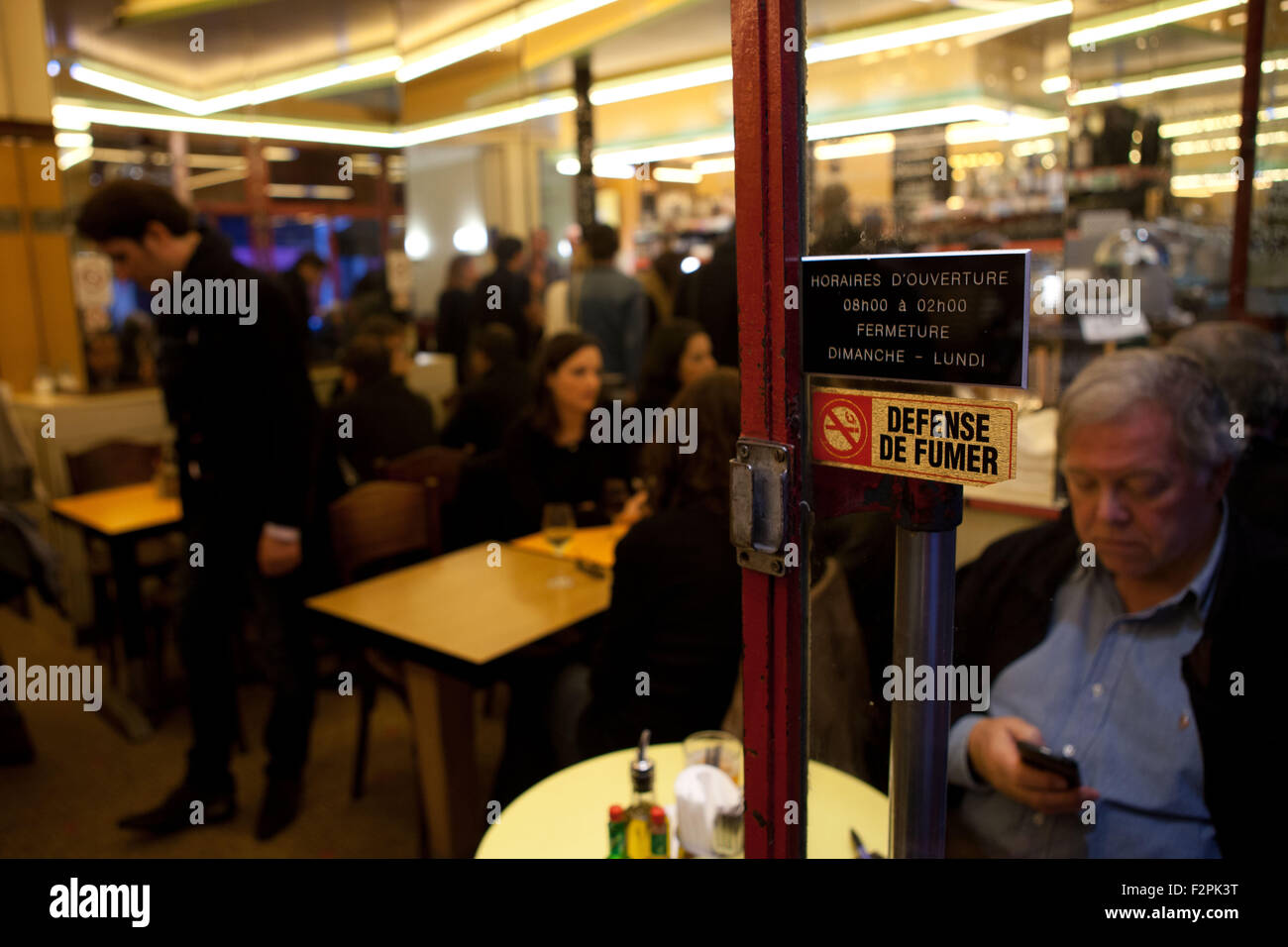 "Aux deux amis" Bar in Paris, France, chosen for the book "50 Best Bars