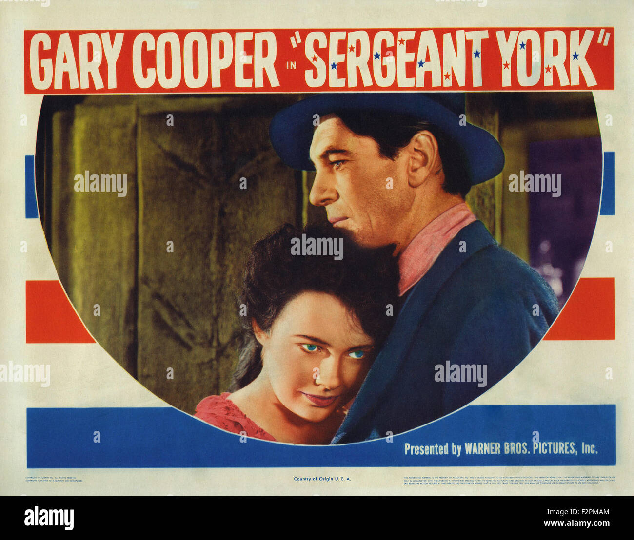 Sergeant York Movie Poster Stock Photo Alamy