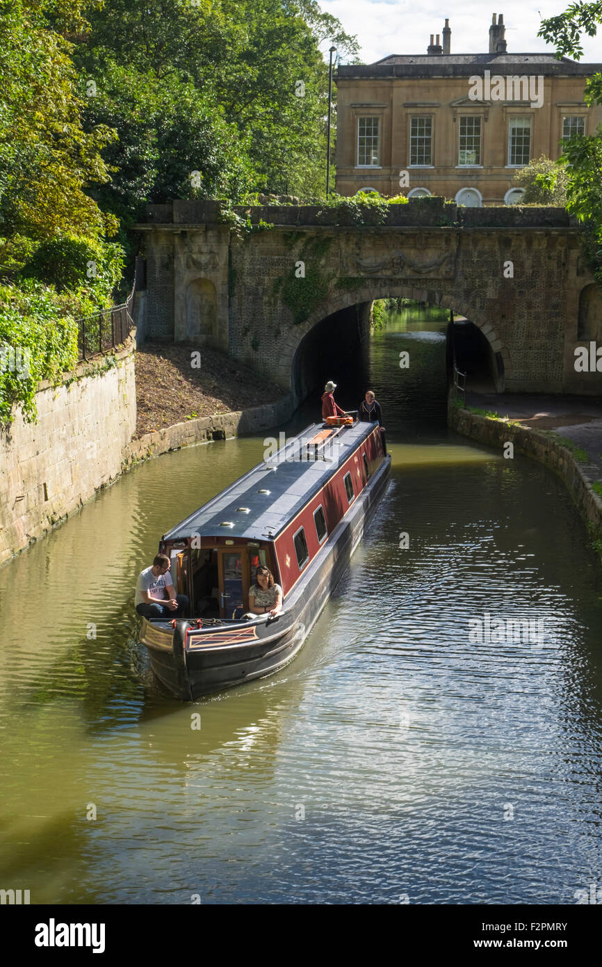 The Kennet and Avon Canal At Bath, Somerset Stock Photo