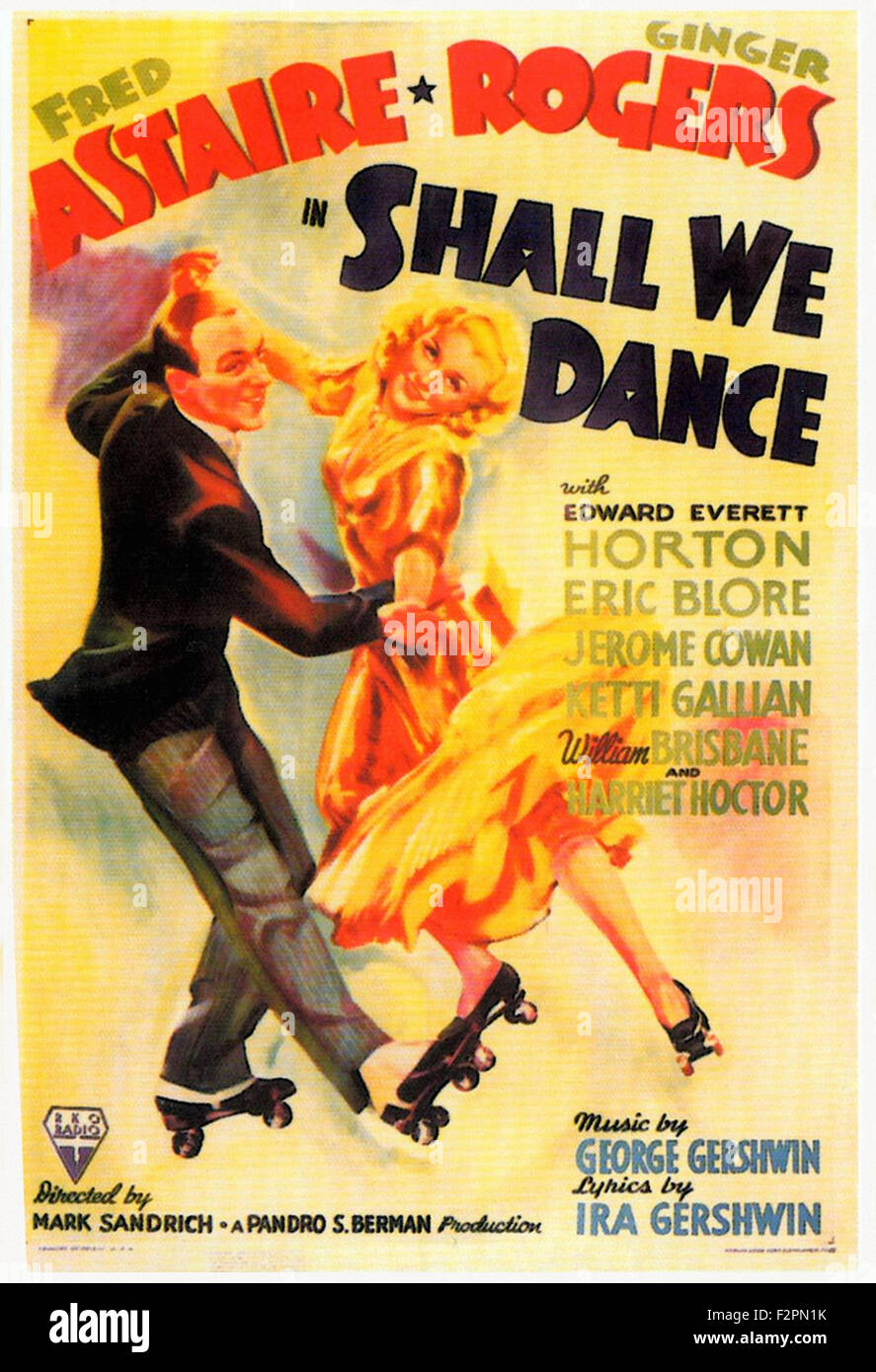 Shall We Dance - Movie Poster Stock Photo