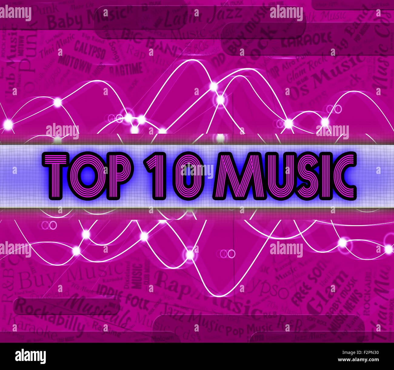 Chart Music Representing Sound Track And Charts Stock Photo Alamy