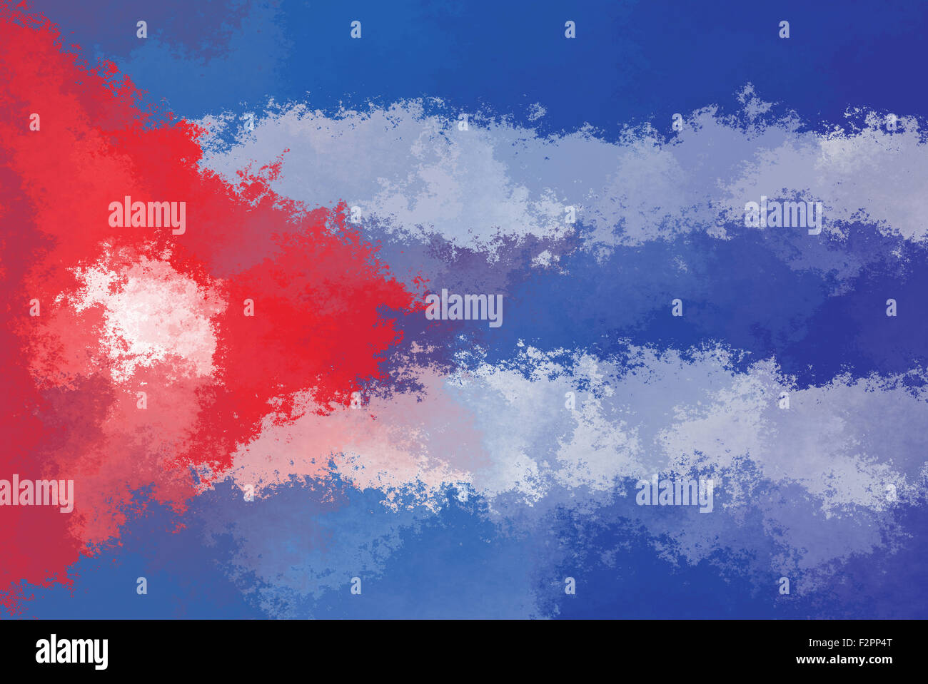 Cuba flag - grunge design pattern Stock Photo - Alamy