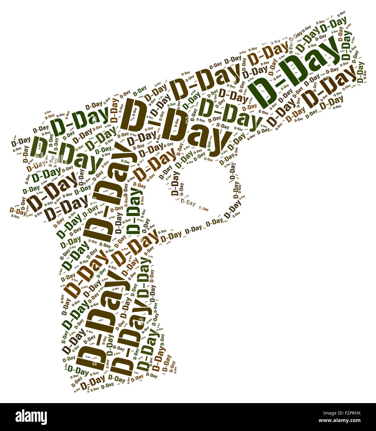 War Wordcloud Showing Operation Overlord And Fighting Stock Photo