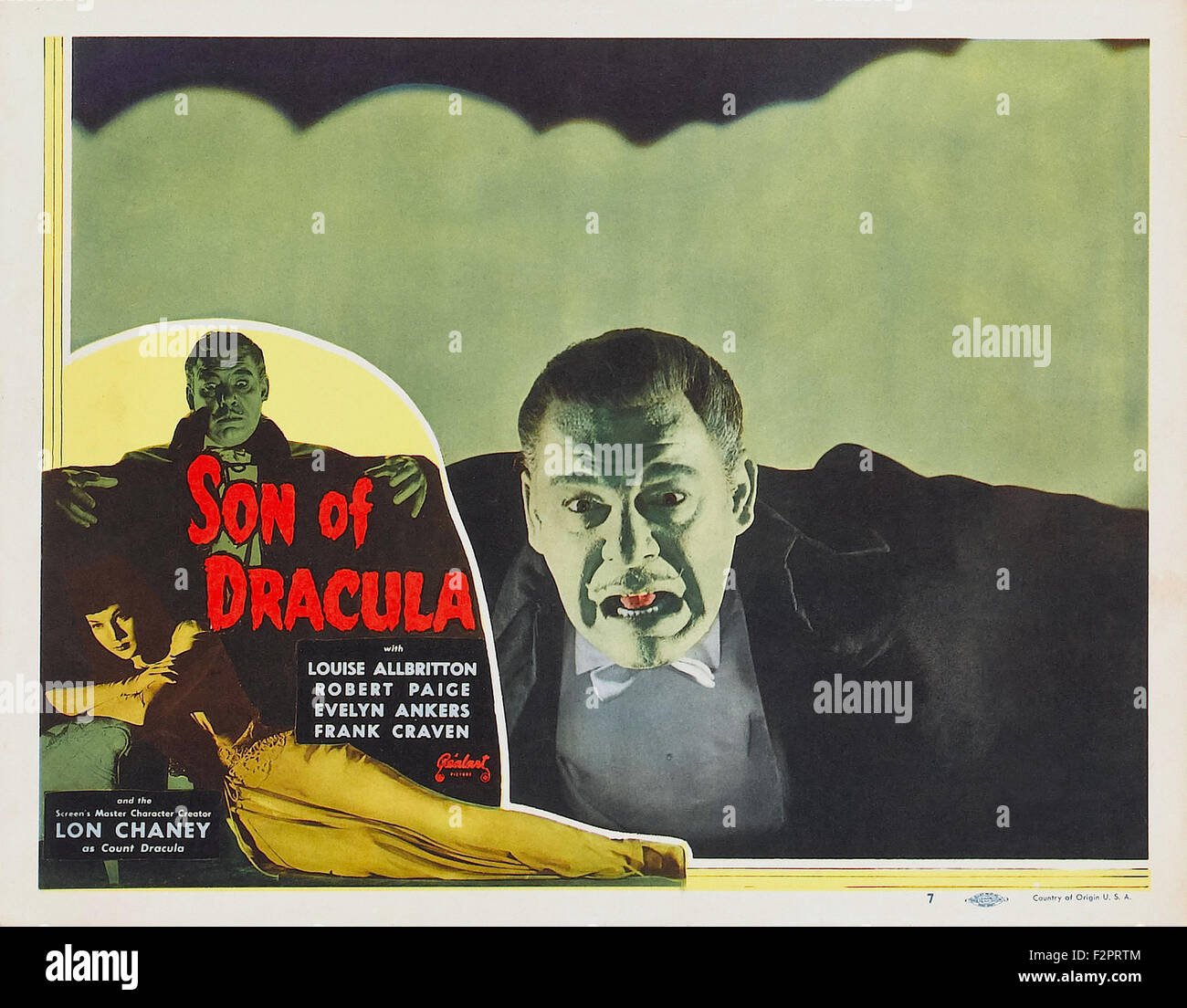 Son of Dracula - Movie Poster Stock Photo - Alamy