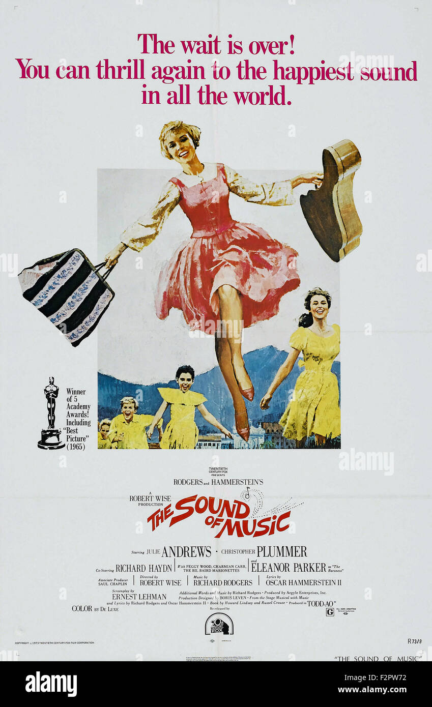 Sound of Music, The - Movie Poster Stock Photo