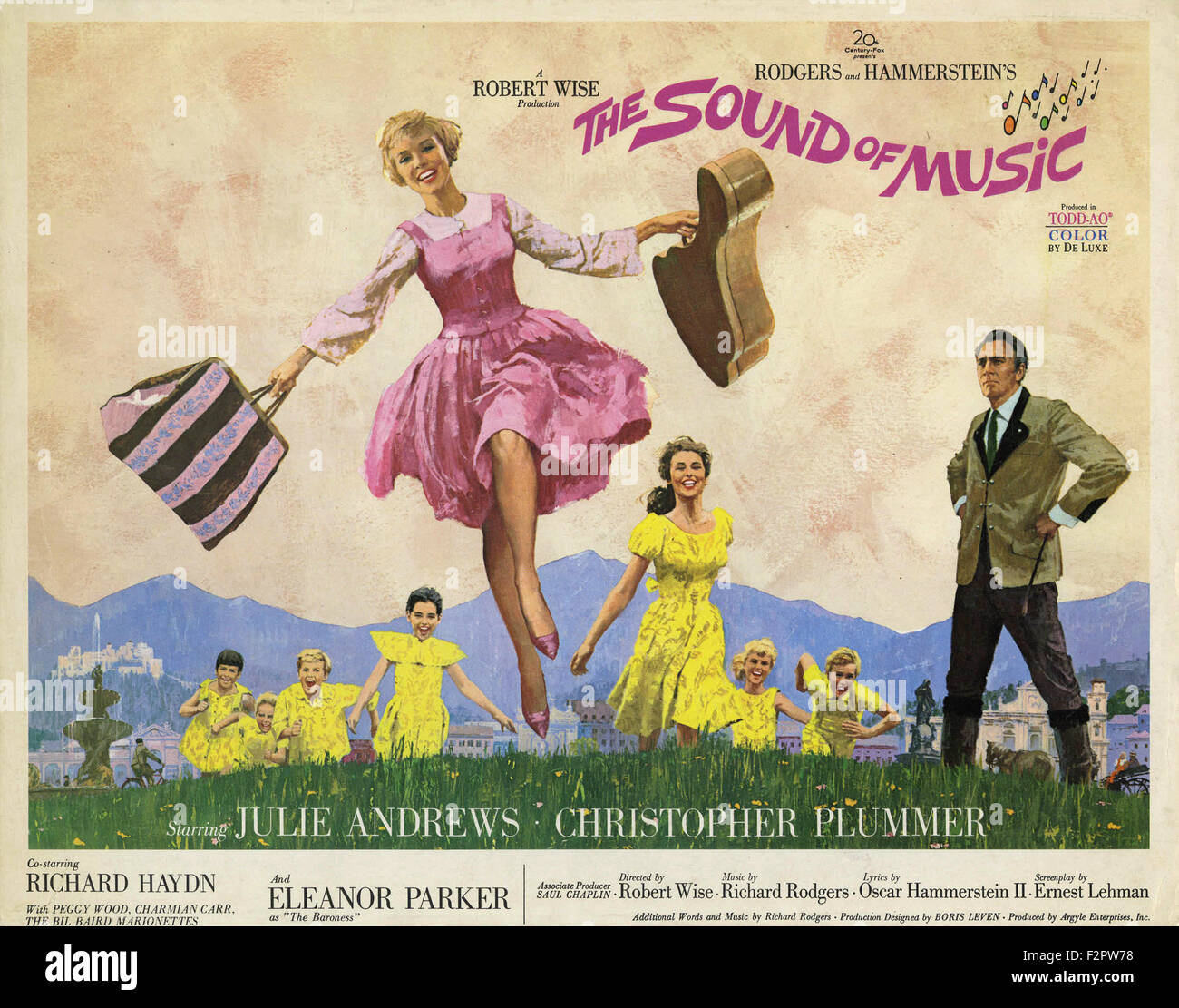 Sound of Music, The - Movie Poster Stock Photo