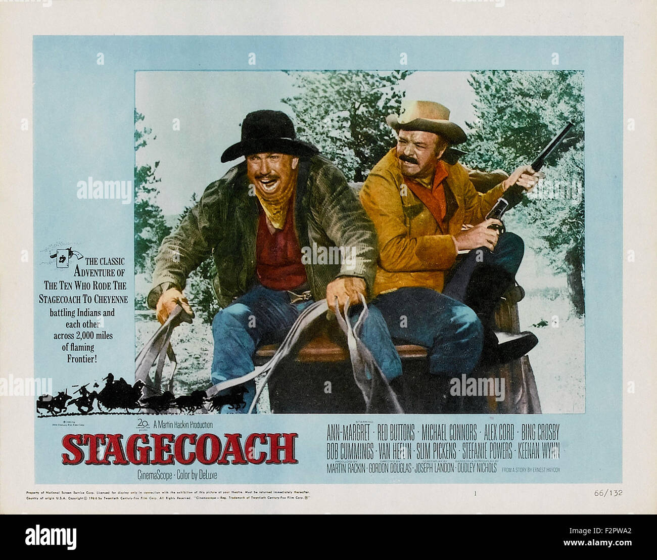 Stagecoach (1966) - Movie Poster Stock Photo