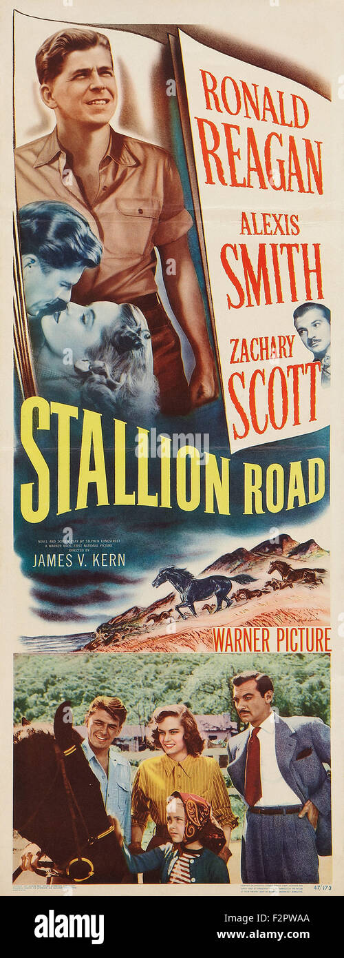 Stallion Road - Movie Poster Stock Photo