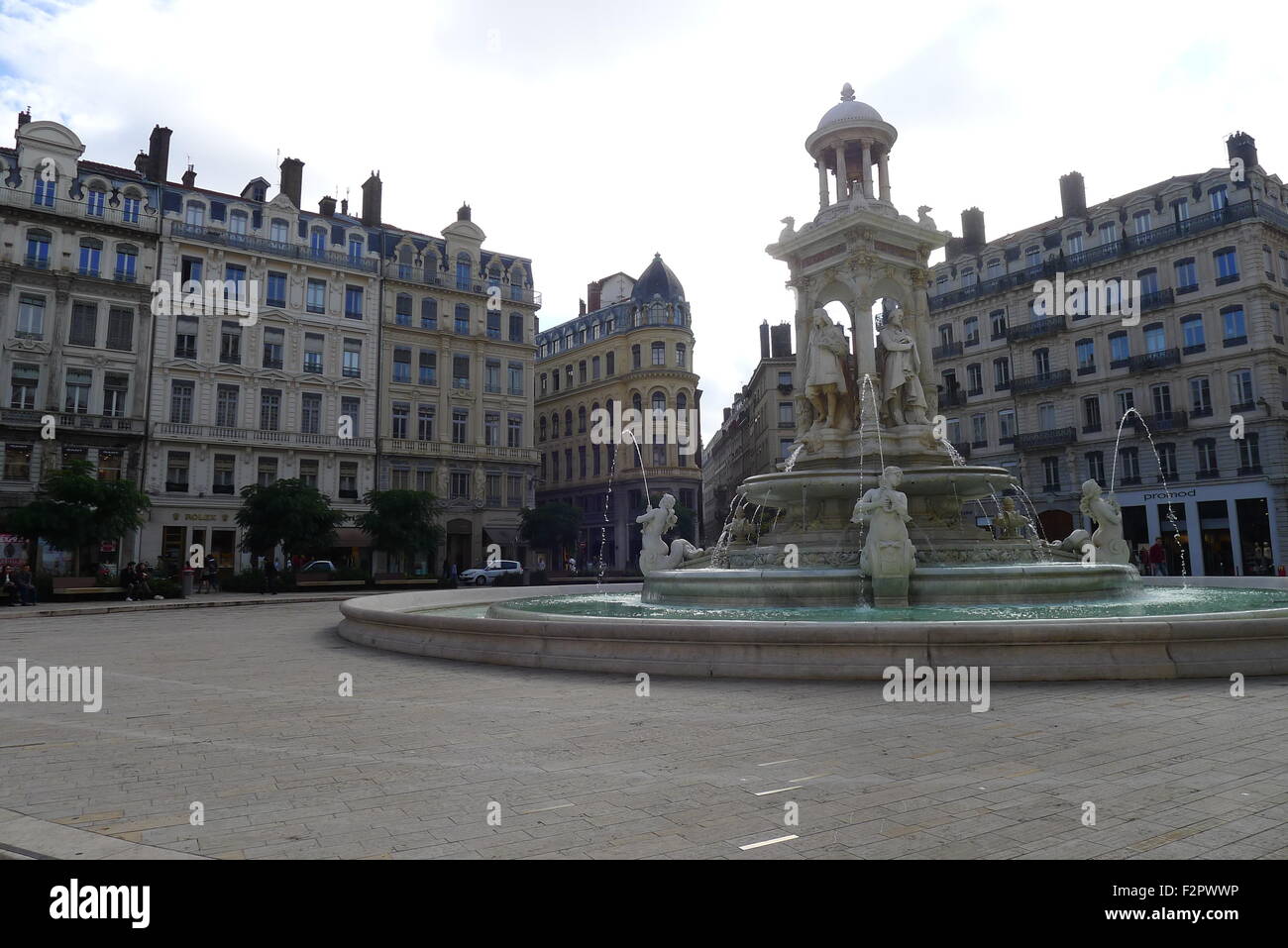 Place des Jacobins, Lyon, France Stock Photo