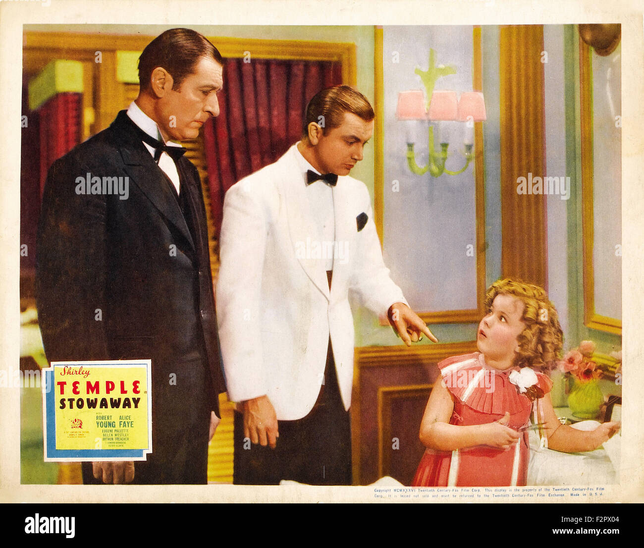 Stowaway (1936) - Movie Poster Stock Photo - Alamy