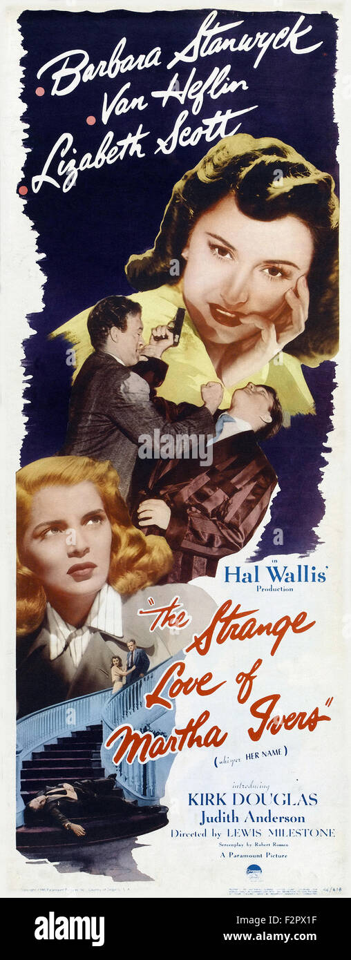 1946 Movie Poster The Strange Love Of Martha Ivers