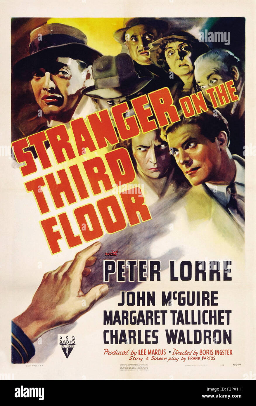 Stranger On The Third Floor Movie Poster Stock Photo 87784525