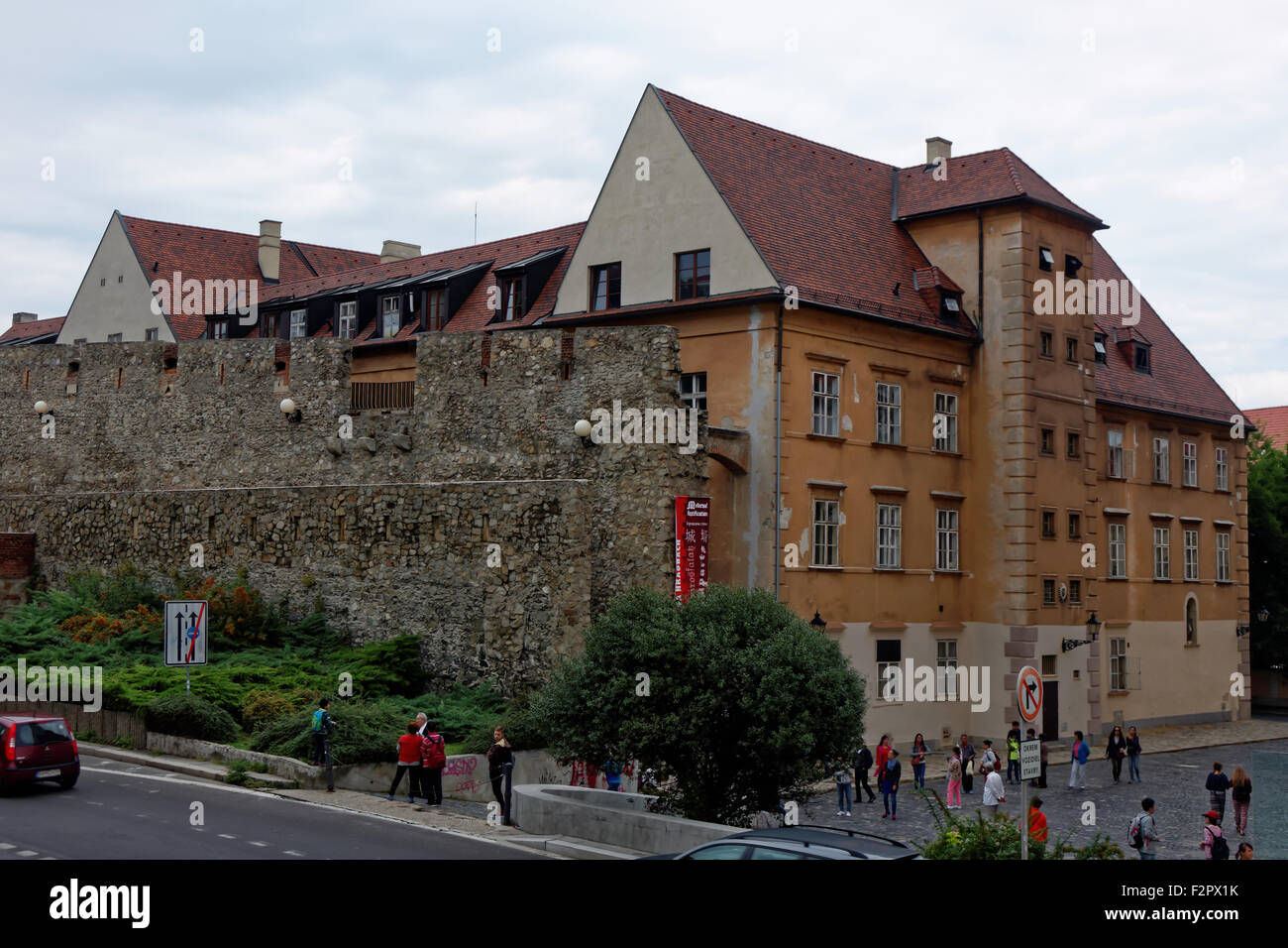 Old city Walls Bratislava Stock Photo