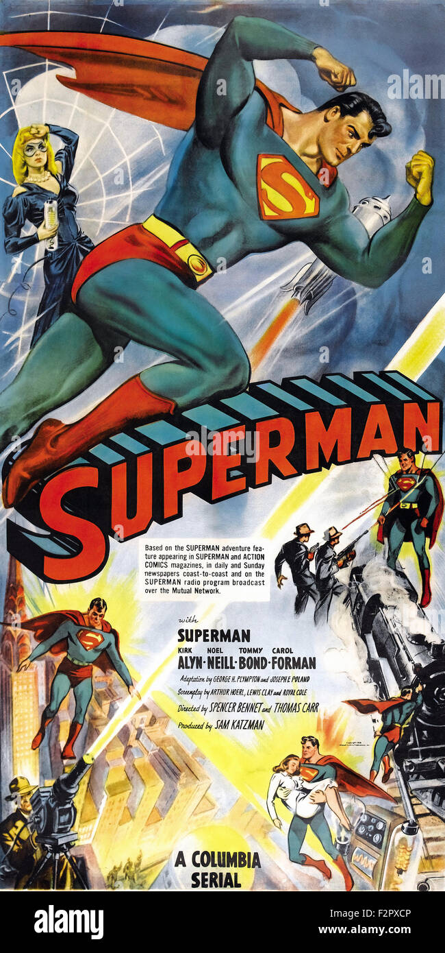 Superman (1948) - Movie Poster Stock Photo
