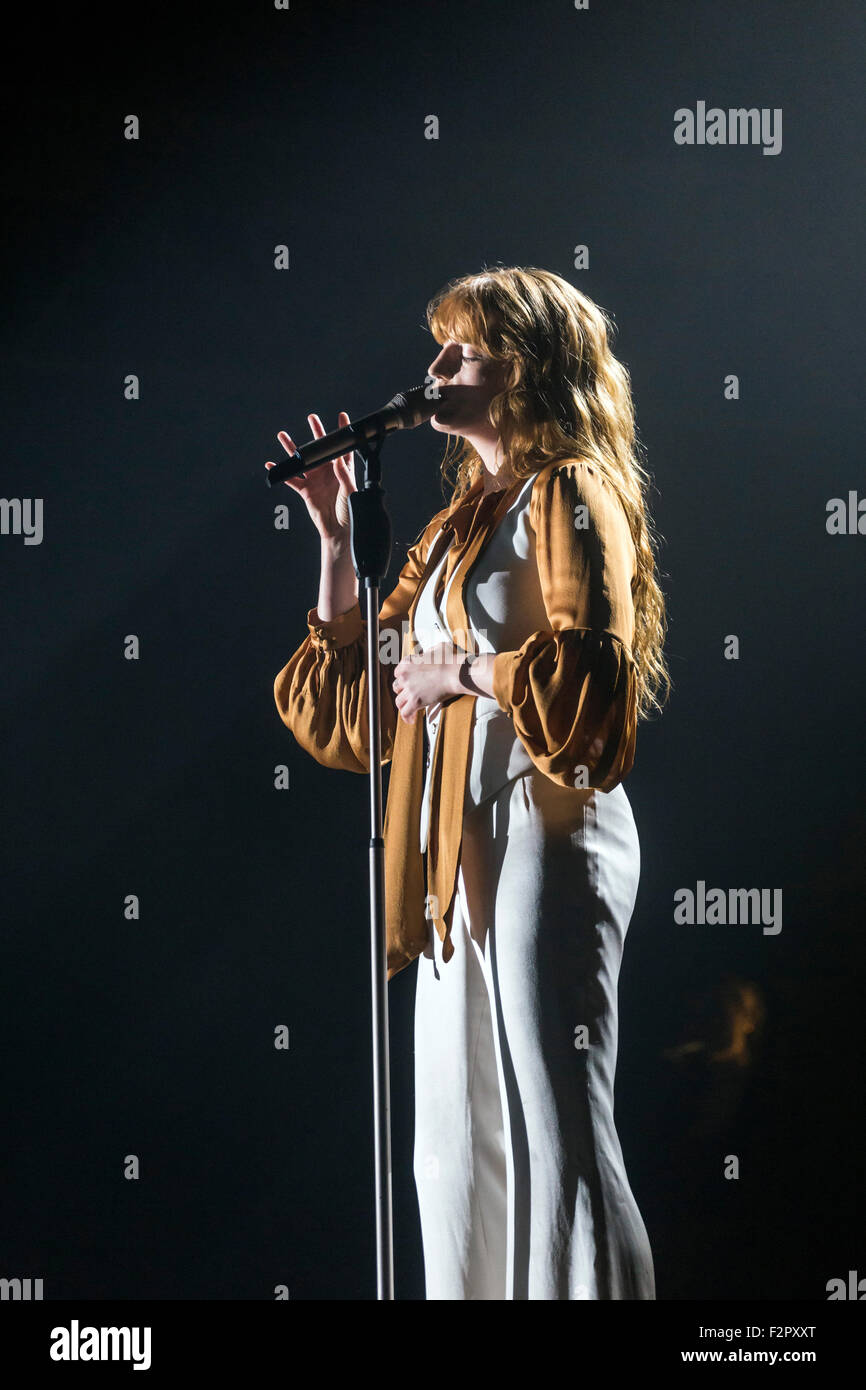 Florence and the Machine - Live Performance - Alexandra Palace - London Stock Photo