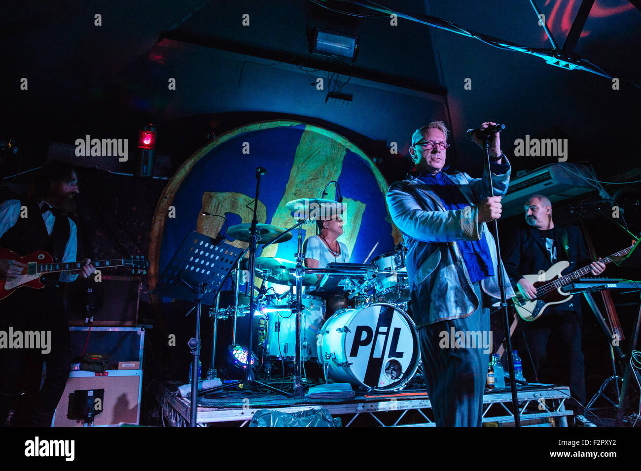 York, UK. 22nd September, 2015. John Lydon performs with Public Image Limited (PiL)Live at Fibbers York, UK, on September 22nd, 2015. Credit:  Daniel Easton/Alamy Live News Stock Photo