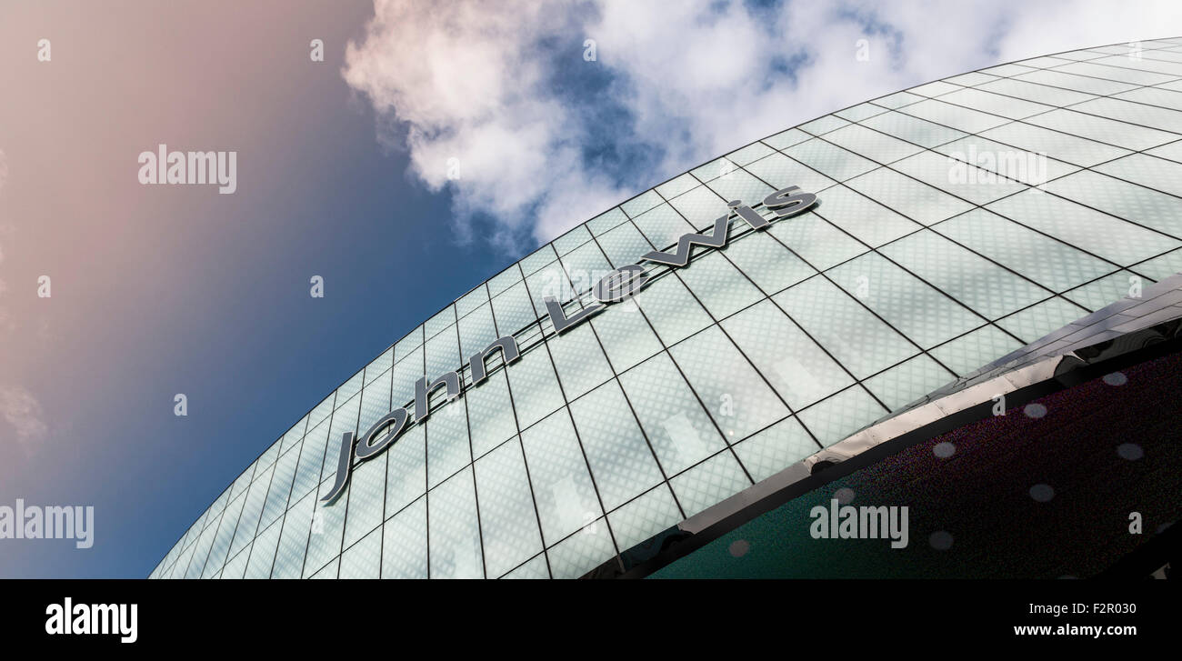 New Street Station in Birmingham, with John Lewis store above. Stock Photo