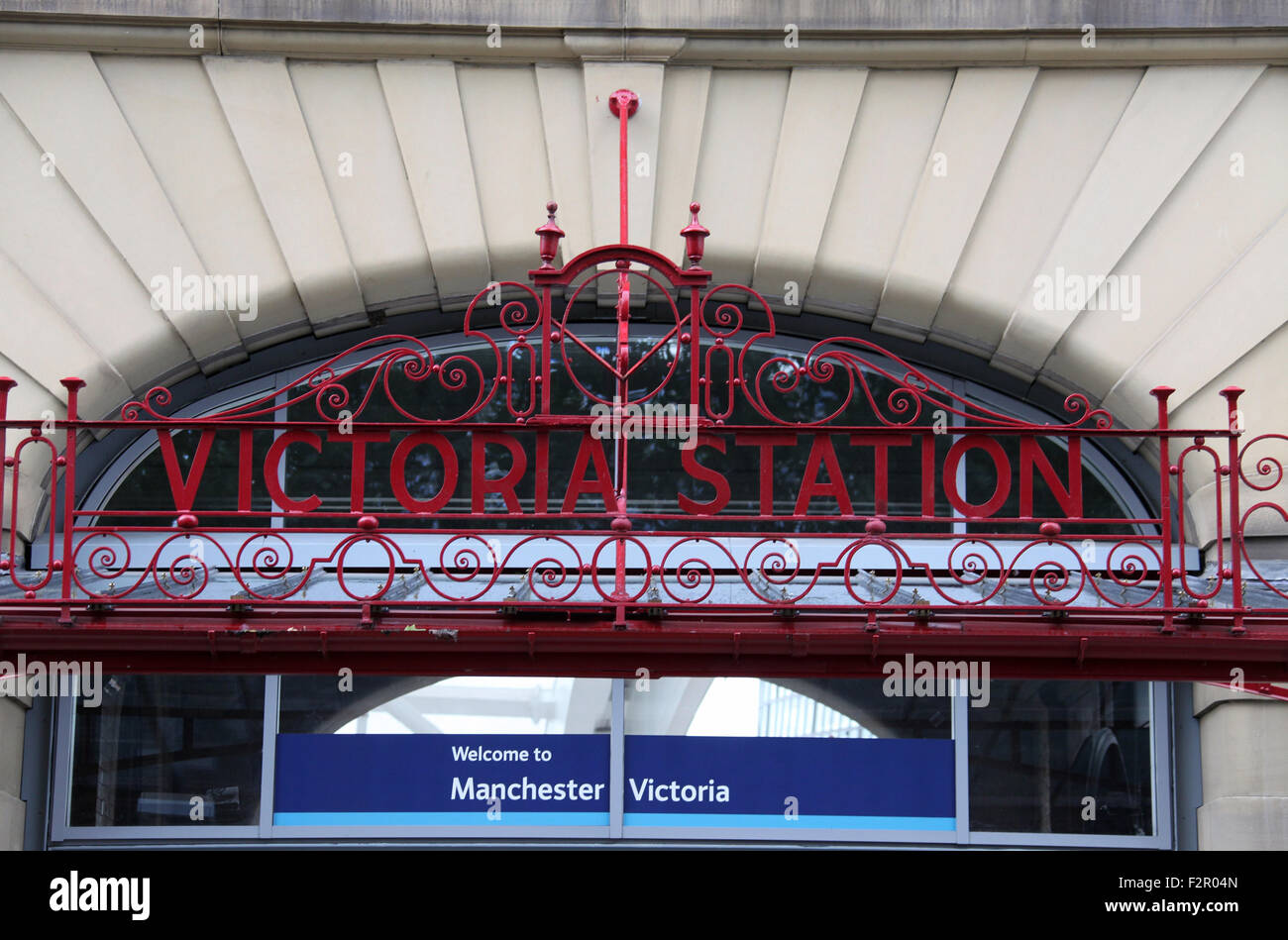 Manchester Victoria Station Stock Photo