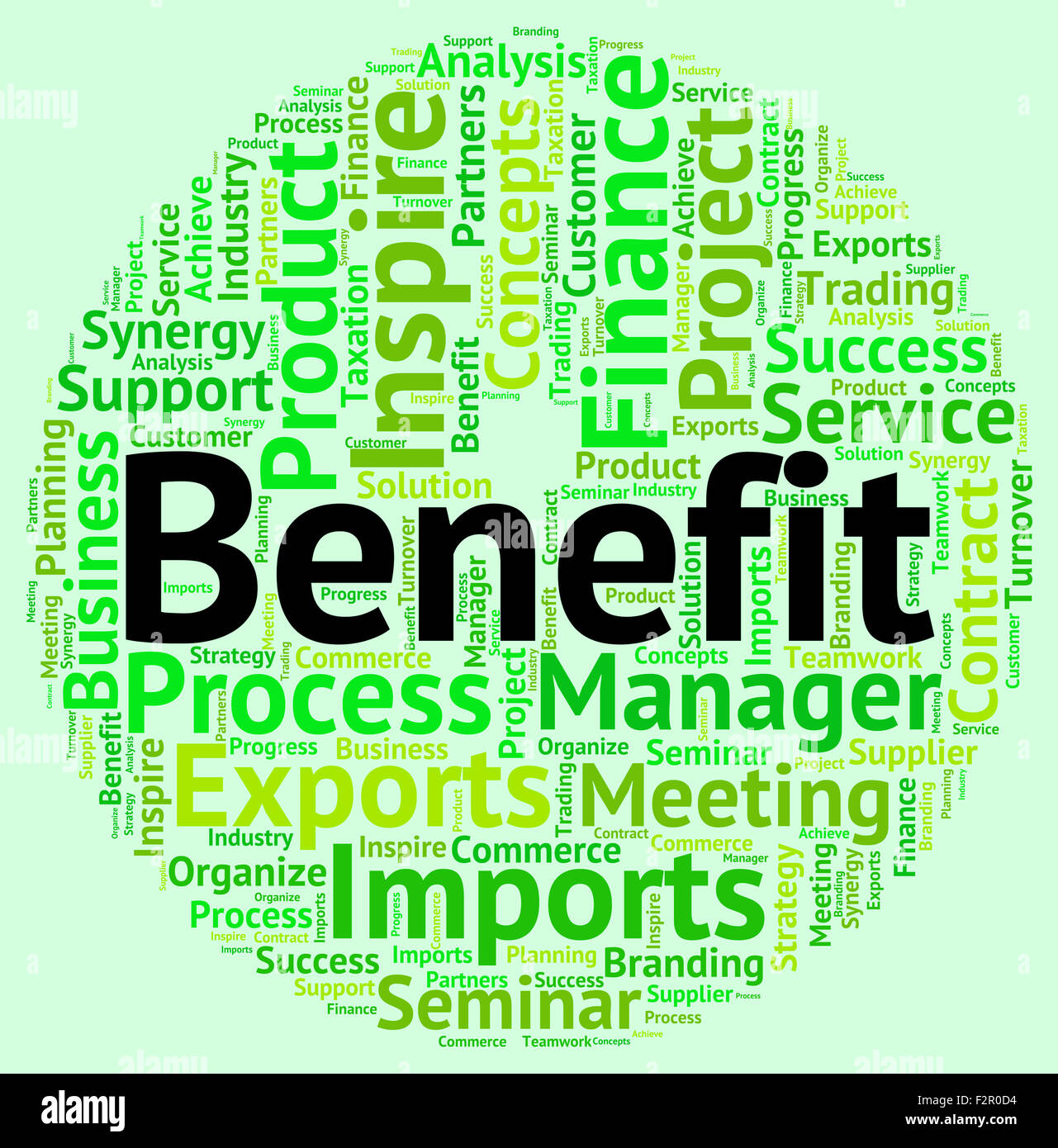 Benefit Word Showing Wordclouds Perk And Award Stock Photo Alamy