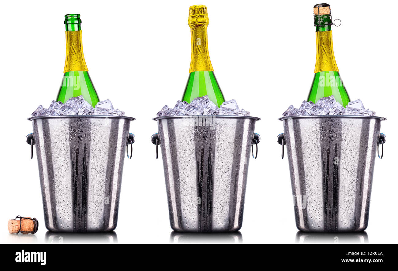 Luxury champagne collection isolated Stock Photo - Alamy