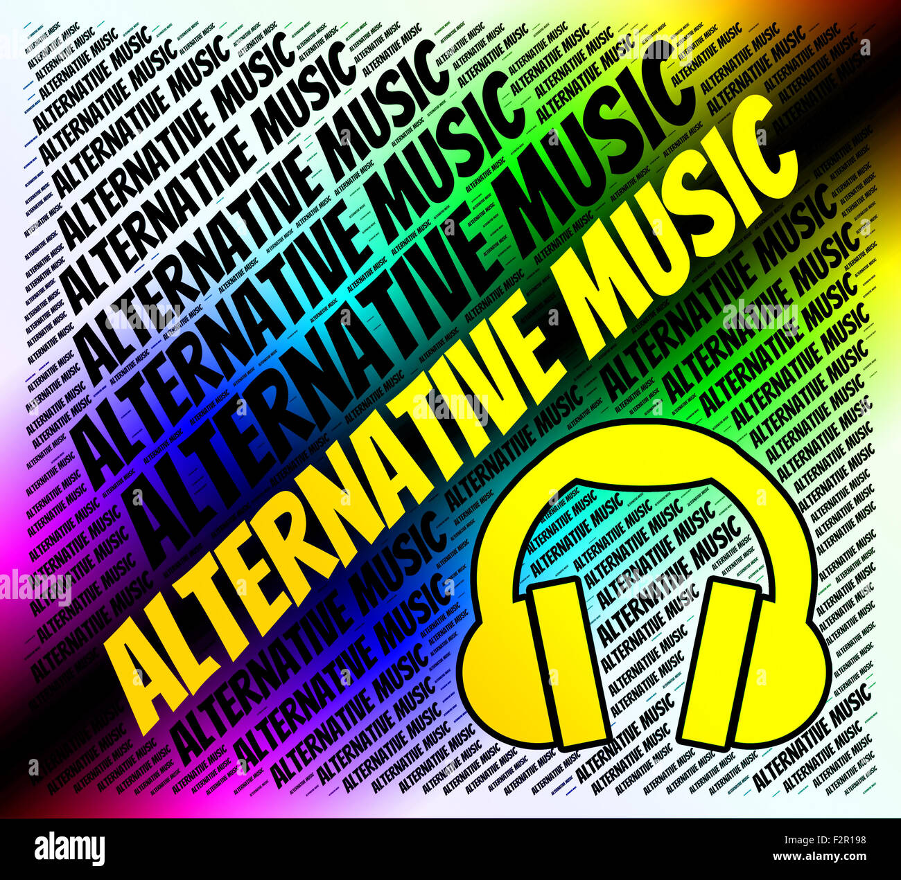 Alternative Music Indicating Other Way And Harmonies Stock Photo Alamy