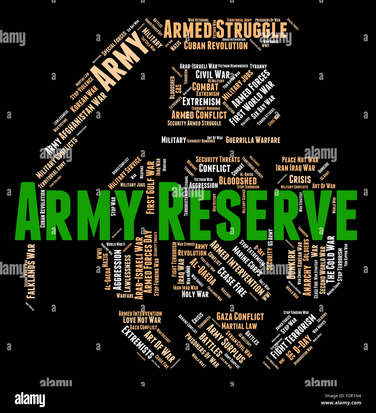 Army Reserve Representing Armed Force And Military Stock Photo